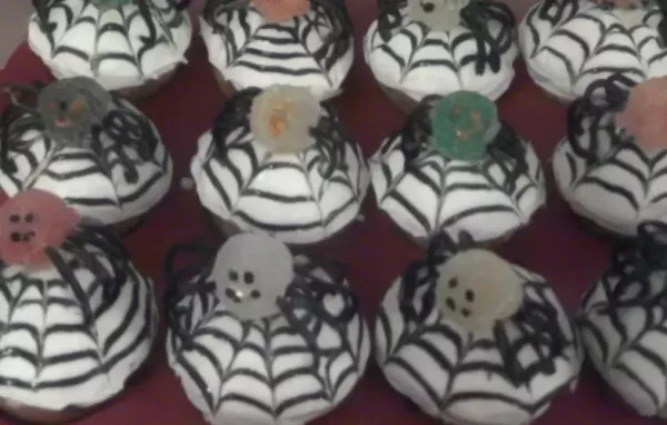 Spiced Spider Cupcakes