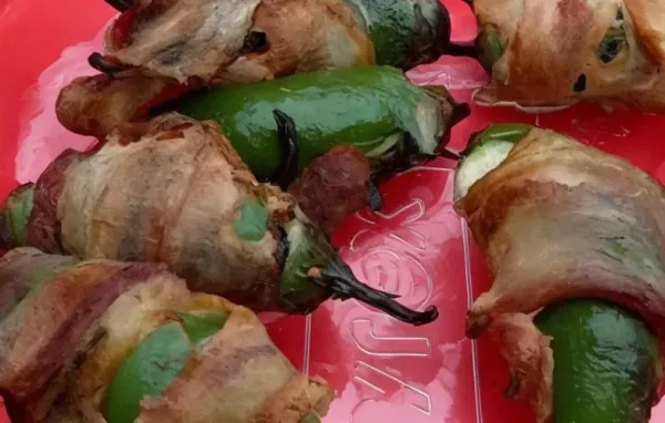 Spicier-Cheesier Stuffed Jalapenos Wrapped in Bacon