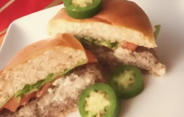 Spicy and Cheesy Hamburgers with a Kick