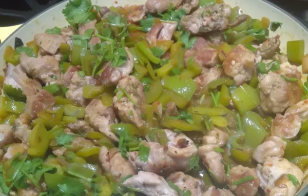 Spicy and flavorful green chile pork recipe