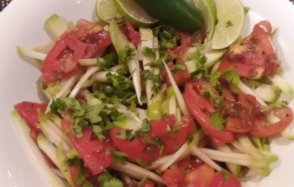 Spicy Balsamic Tomato Salad