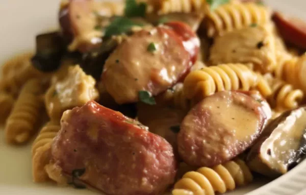 Spicy Cajun flavors meet creamy Alfredo sauce in this delicious one-pot pasta dish.