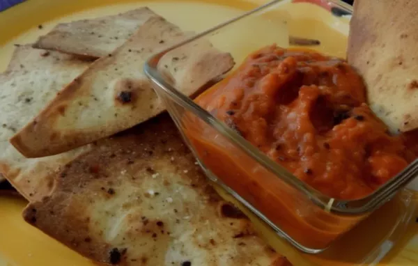 Spicy Roasted Red Pepper Dip with a Kick