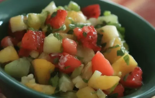 Spicy Strawberry-Kiwi-Peach Salsa