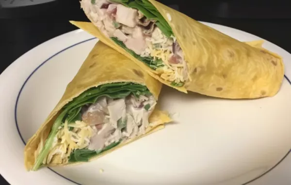 Spicy Turkey Salad Wraps - A delicious and easy-to-make lunch option