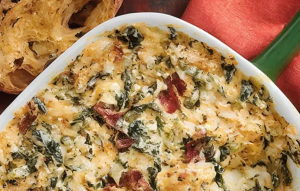 Spinach-Kale-Bacon Dip