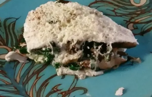 Spinach-Stuffed Flounder with Mushrooms and Feta