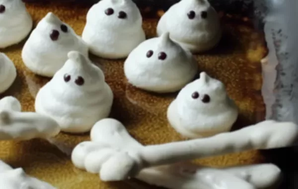 Spooky and delicious meringue treats for Halloween