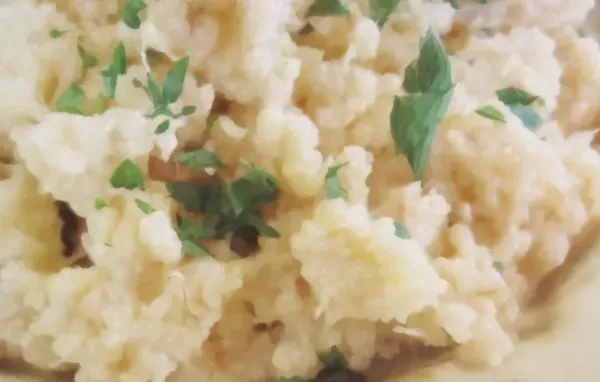 Steamed Mashed Cauliflower