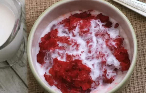Stewed Strawberry and Rhubarb Recipe