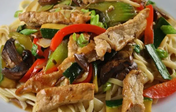 Stir-Fried Vegetables with Chicken or Pork