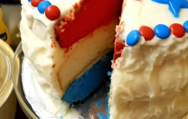 Surprise Inside Independence Cake