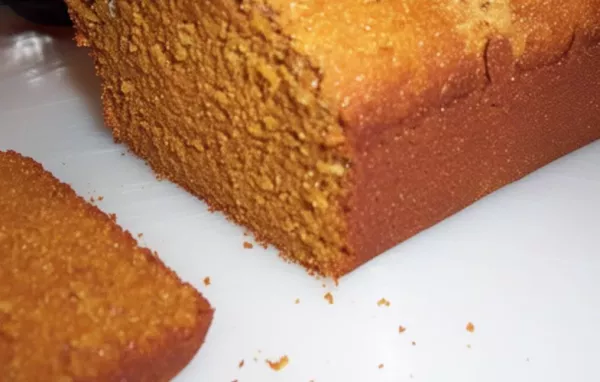 Sweet and savory cornbread made with molasses