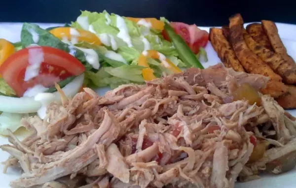 Sweet and Smoky Slow Cooked Pulled Pork Loin