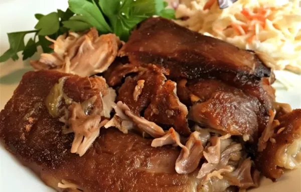 Sweet and Spicy Ginger Beer Pulled Pork