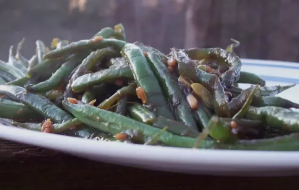 Sweet and Spicy Green Beans