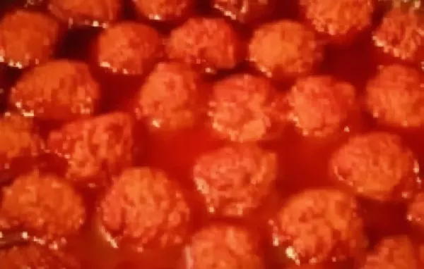 Sweet and Spicy Meatballs Recipe