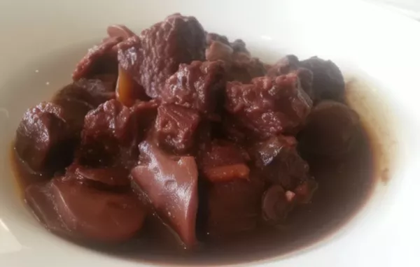 Tender beef and sweet plums come together in this hearty stew inspired by The Hunger Games.