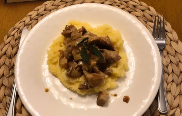 Tender pork cooked in creamy milk sauce