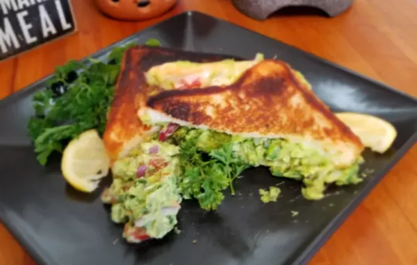 Texas Toast Guacamole Grilled Cheese Sandwich