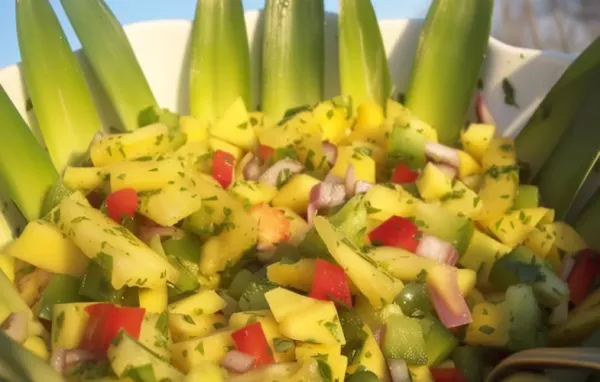 Tropical Mango and Pineapple Paradise Salsa Recipe