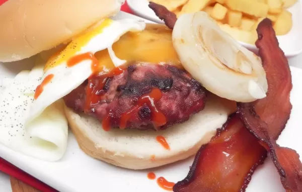 Try this indulgent twist on a classic cheeseburger with the addition of bacon and a fried egg.