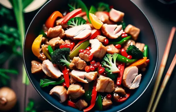 Turkey Stir-Fry with Lychees