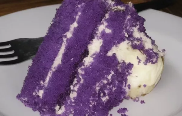 Ube-Macapuno Cake