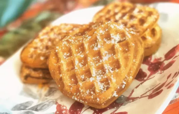 Vegan Pumpkin Waffles