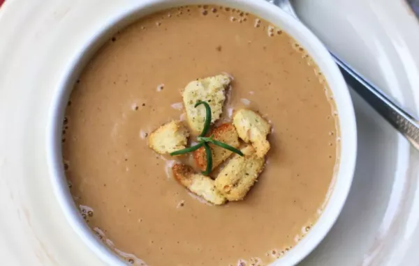 Vegan Roasted Cauliflower Soup