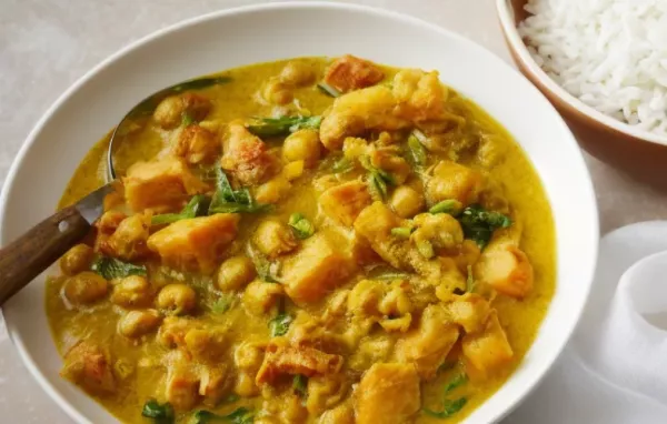 Vegan Sweet Potato Chickpea Curry - A Flavorful and Nutritious Dish