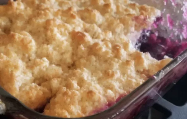 Very Best Blueberry Cobbler