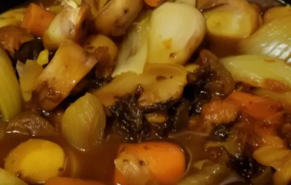 Warm and comforting Slow Cooker Root Vegetable Tagine