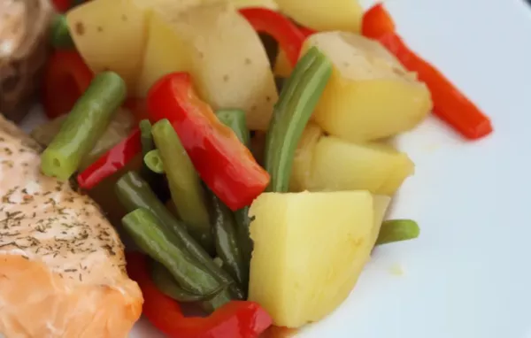 Warm Green Bean and Potato Salad with Goat Cheese