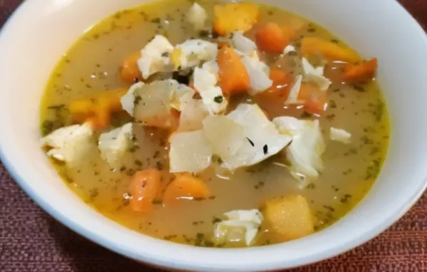 Warm up this winter with a comforting bowl of Cold Season Chicken and Sweet Potato Soup