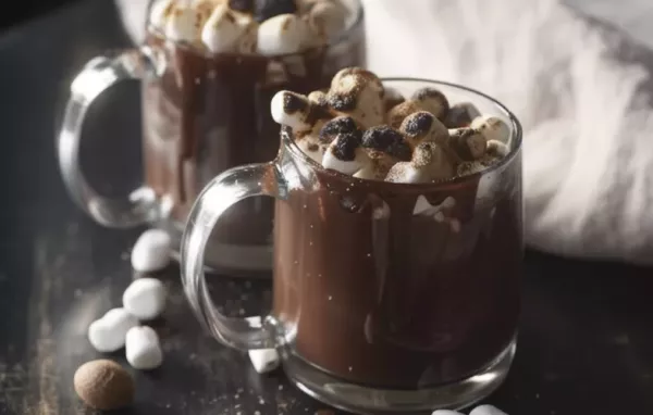 Warm up with this delicious Baileys Almande Hot Cocoa