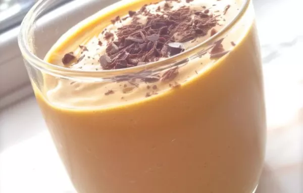 Warm up with this delicious pumpkin spice protein drink