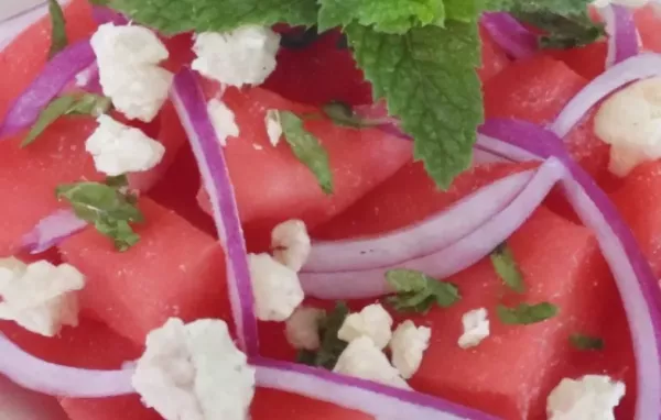 Watermelon and Blue Cheese Salad