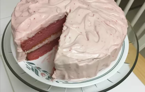 Whipped Strawberry Cream Cheese Frosting