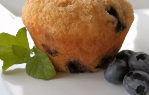 Whole Wheat Blueberry Muffins