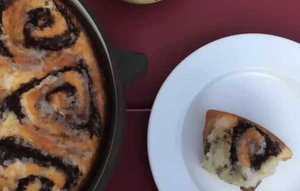 Yeasted Poppy Seed Apple Buns