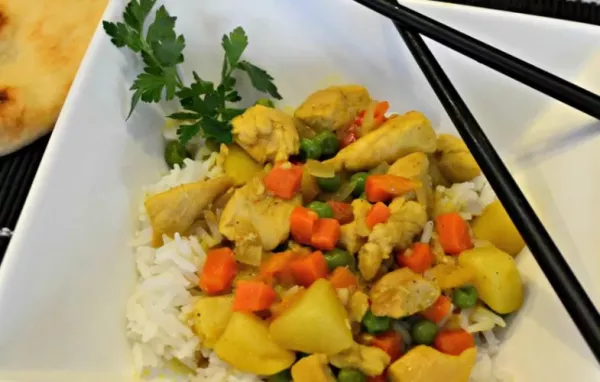 Yellow Curry Chicken with Jasmine Rice