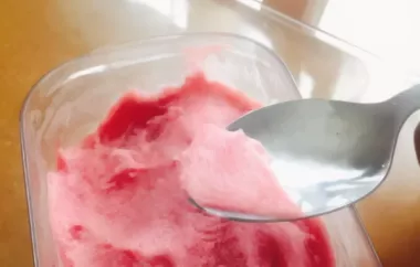 2-Ingredient Strawberry Sorbet