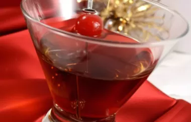 A classic cocktail recipe for a Rye Manhattan