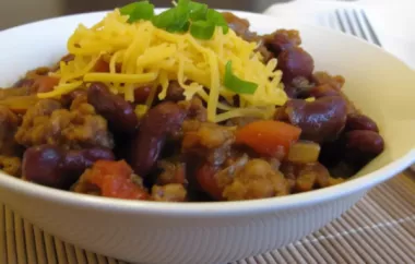 A delicious and hearty chili that can be made in just thirty minutes!