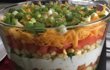A delicious and hearty salad with a Mexican twist