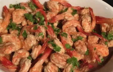 A Delicious Caribbean Inspired Shrimp Dish