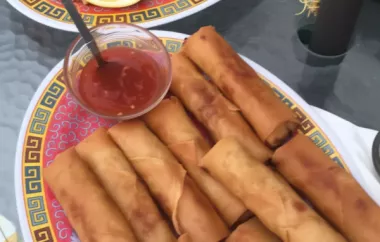 A delicious twist on traditional Filipino lumpia, these Americanized lumpia are sure to be a hit at your next gathering.