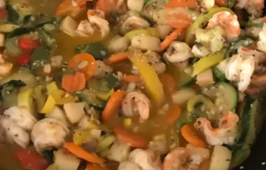 A flavorful and aromatic seafood stir fry recipe passed down from Lady Linda herself.