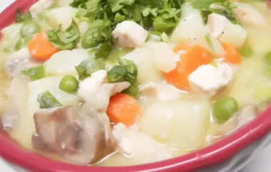 A heartwarming and classic chicken stew recipe that will remind you of home